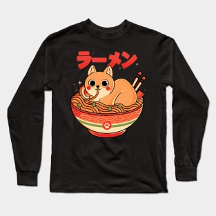 Ramen Cat Long Sleeve T-Shirt